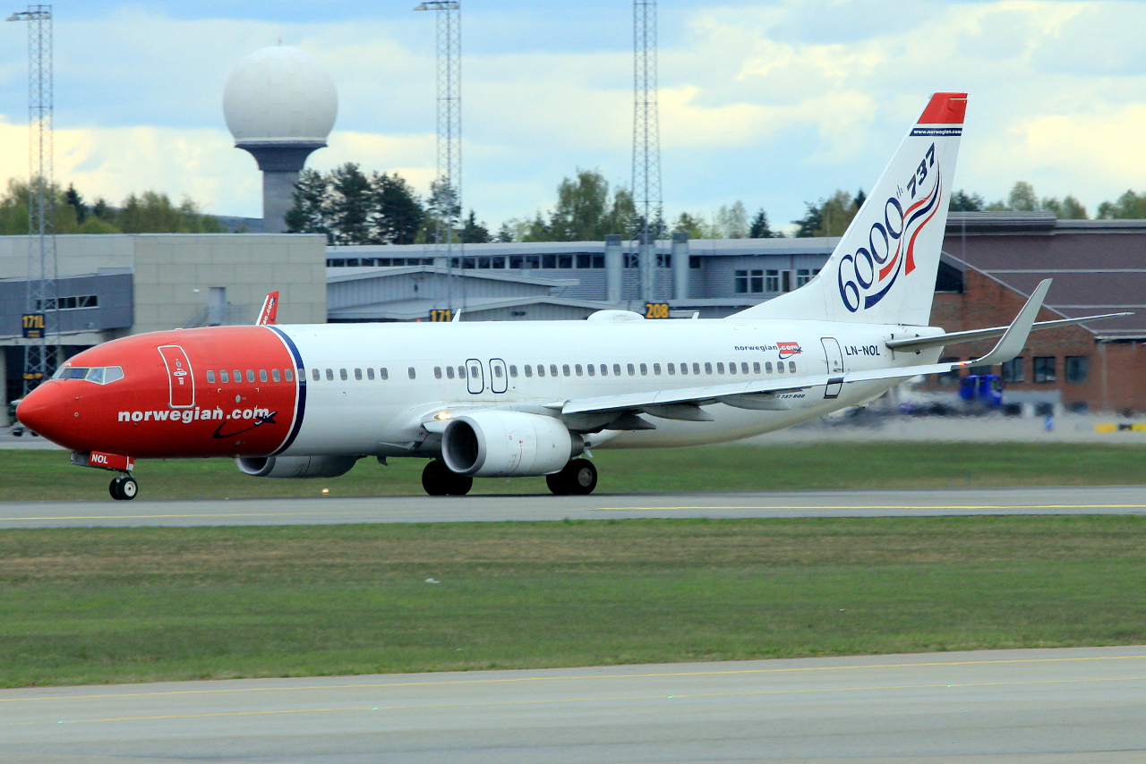 LN-NOL · Boeing 737-8Q8(WL) · (OSL / ENGM)