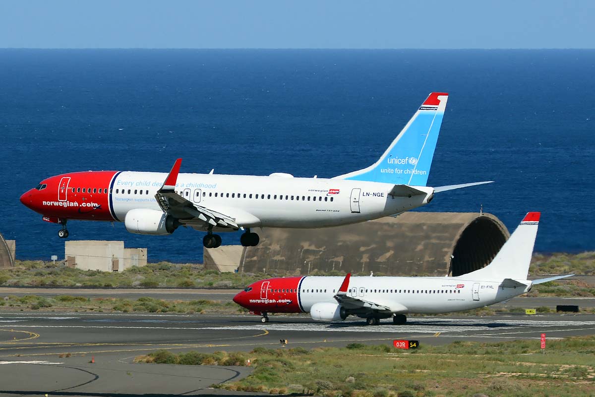 LN-NGE · Boeing 737-8JP(WL) · (LPA / GCLP)