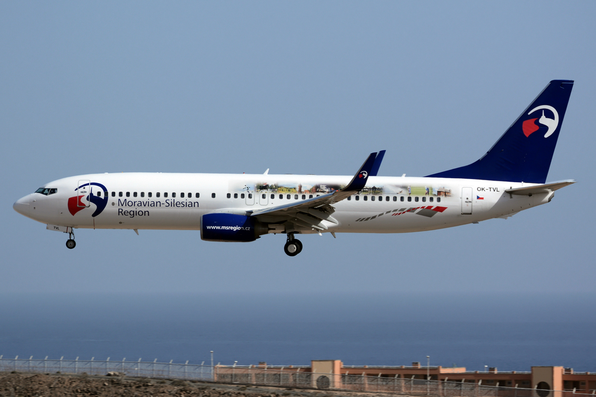 OK-TVL · Boeing 737-8FN(WL) · (LPA / GCLP)