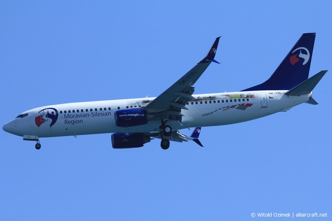 OK-TVL · Boeing 737-8FN(WL) · (HER / LGIR)