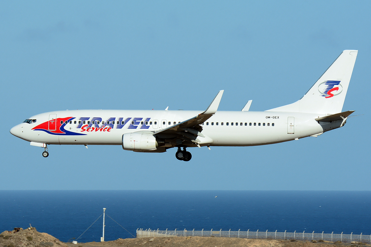 OM-GEX · Boeing 737-8AS(WL) · (LPA / GCLP)