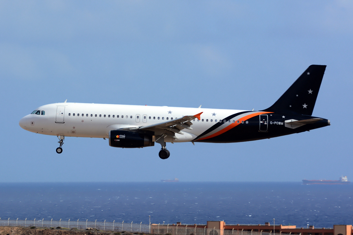 G-POWM · Airbus A320-232 · (LPA / GCLP)