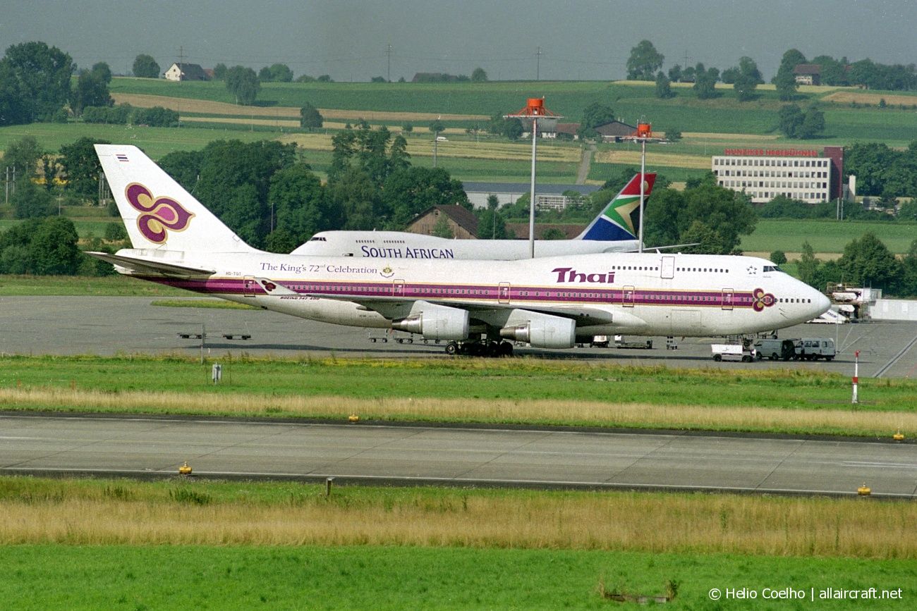 HS-TGT · Boeing 747-4D7 · (ZRH / LSZH)