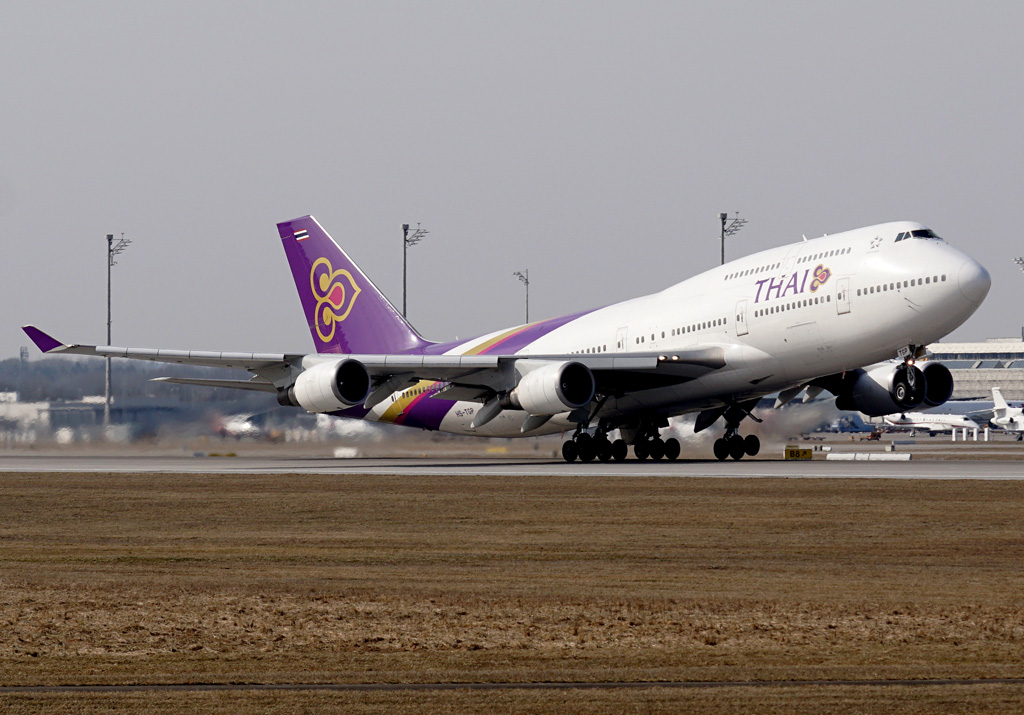 HS-TGP · Boeing 747-4D7 · (MUC / EDDM)