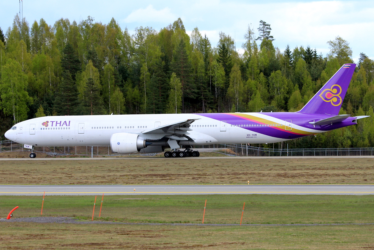 HS-TKM · Boeing 777-3AL/ER · (OSL / ENGM)