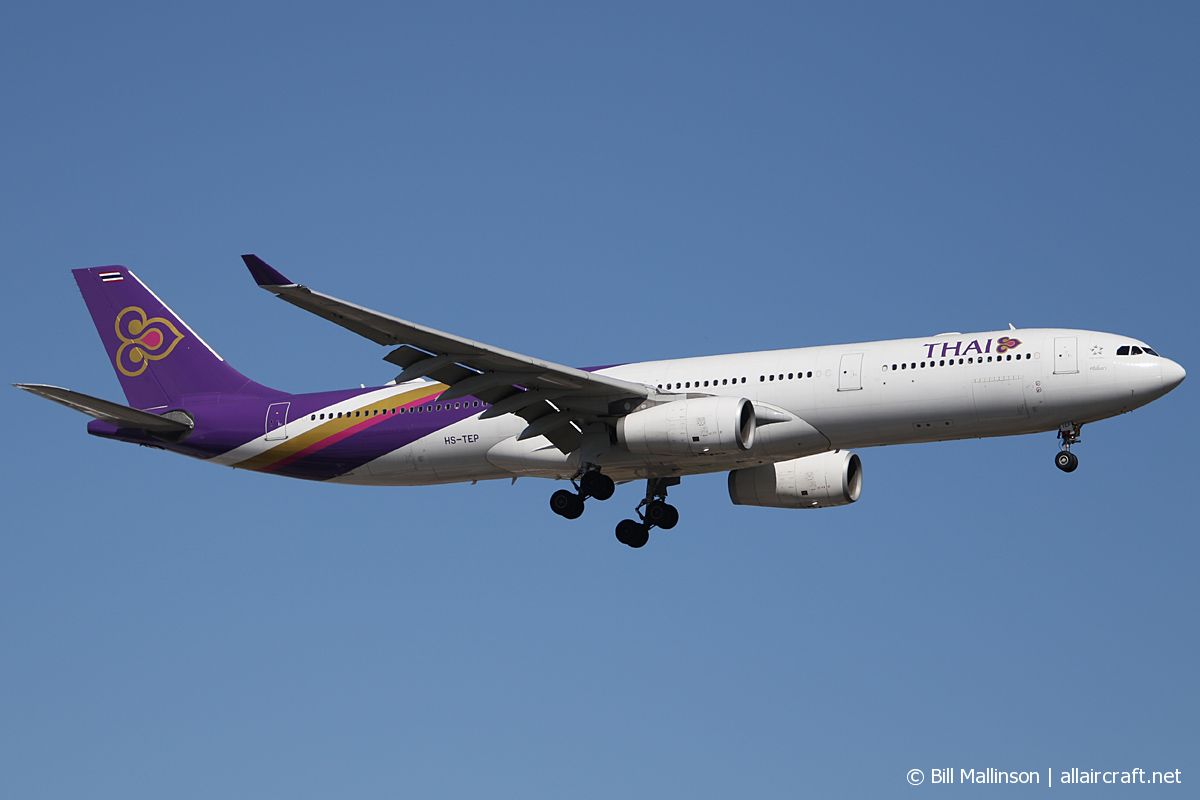 HS-TEP · Airbus A330-343 · (PER / YPPH)