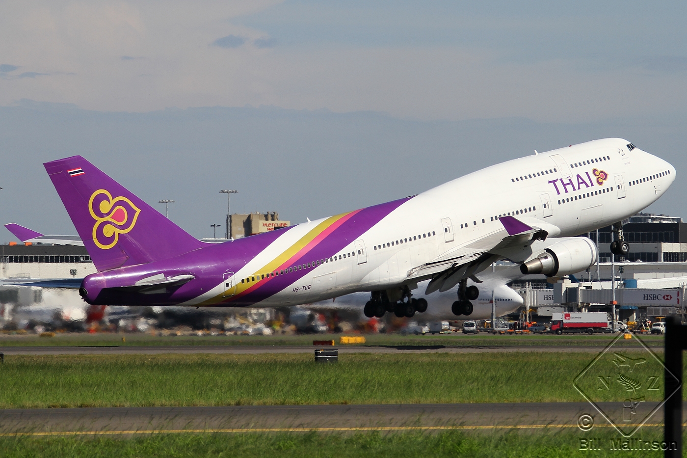 HS-TGG · Boeing 747-4D7 · (SYD / YSSY)