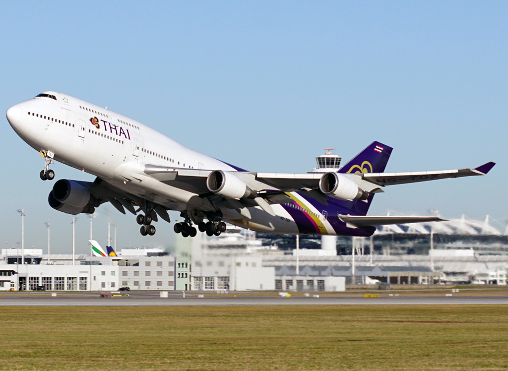 HS-TGX · Boeing 747-4D7 · (MUC / EDDM)