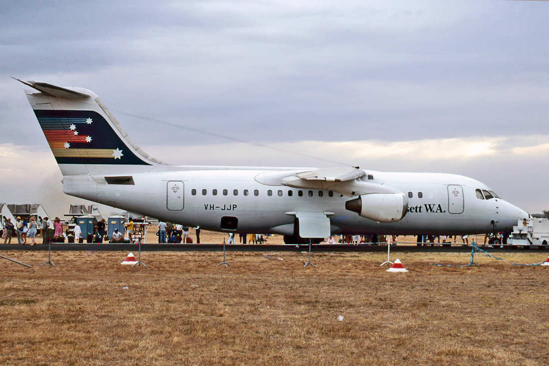 VH-JJP · British Aerospace BAe 146-200A · (YMNG)