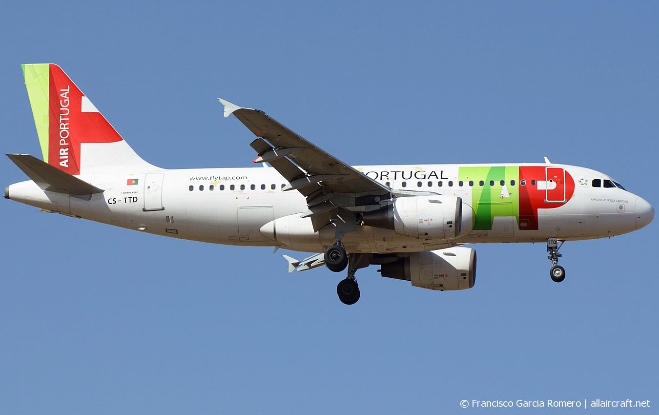CS-TTD · Airbus A319-111 · (LPA / GCLP)