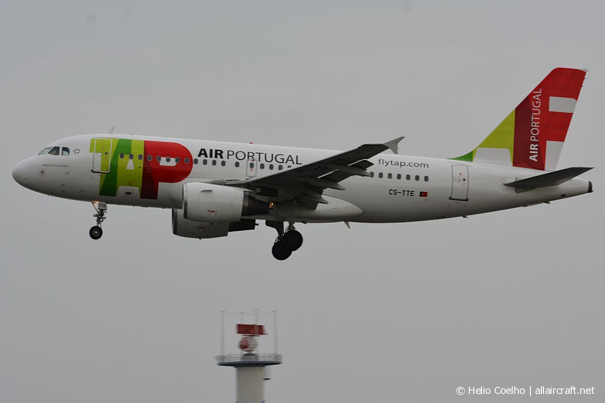 CS-TTE · Airbus A319-111 · (LIS / LPPT)