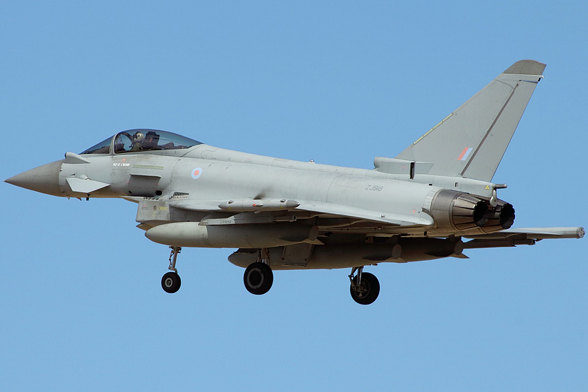 ZJ918 · Eurofighter EF-2000 Typhoon FGR4 · (LPA / GCLP)