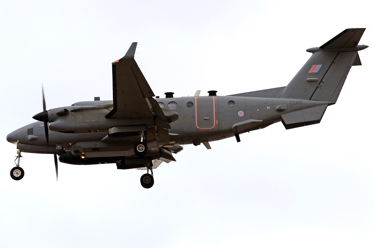 ZZ418 · Hawker Beechcraft Shadow R1 (350CER) · (LPA / GCLP)
