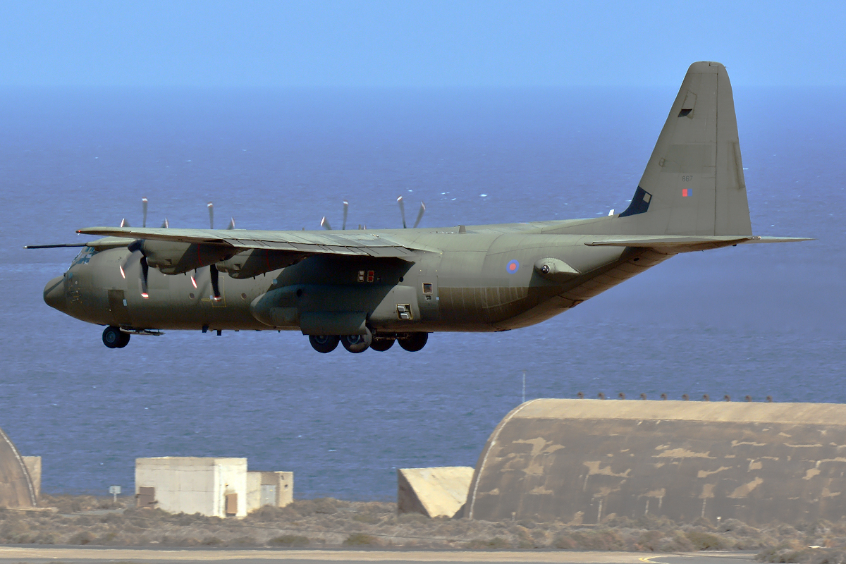 ZH867 · Lockheed Martin C-130J-30 Hercules C4 · (LPA / GCLP)