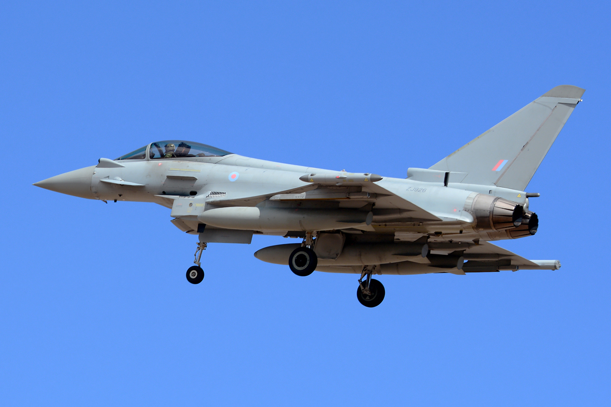 ZJ926 · Eurofighter EF-2000 Typhoon FGR4 · (LPA / GCLP)