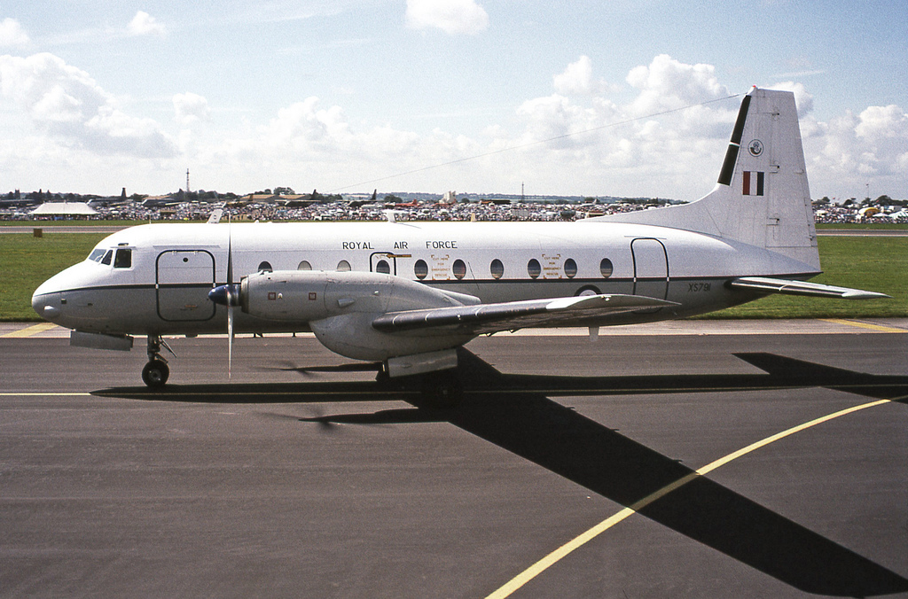 XS791 · Hawker Siddeley HS-748 Andover CC2 (Srs2/206) · (FFD / EGVA)