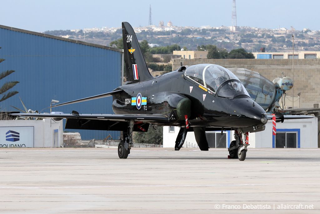 XX204 · British Aerospace Hawk T.1A · (MLA / LMML)