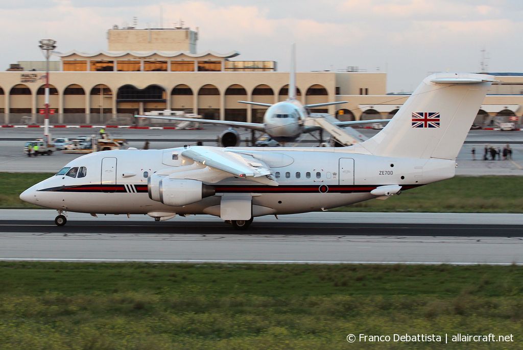 ZE700 · British Aerospace BAe-146 CC2 · (MLA / LMML)