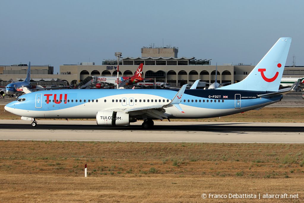 G-FDZT · Boeing 737-8K5(WL) · (MLA / LMML)