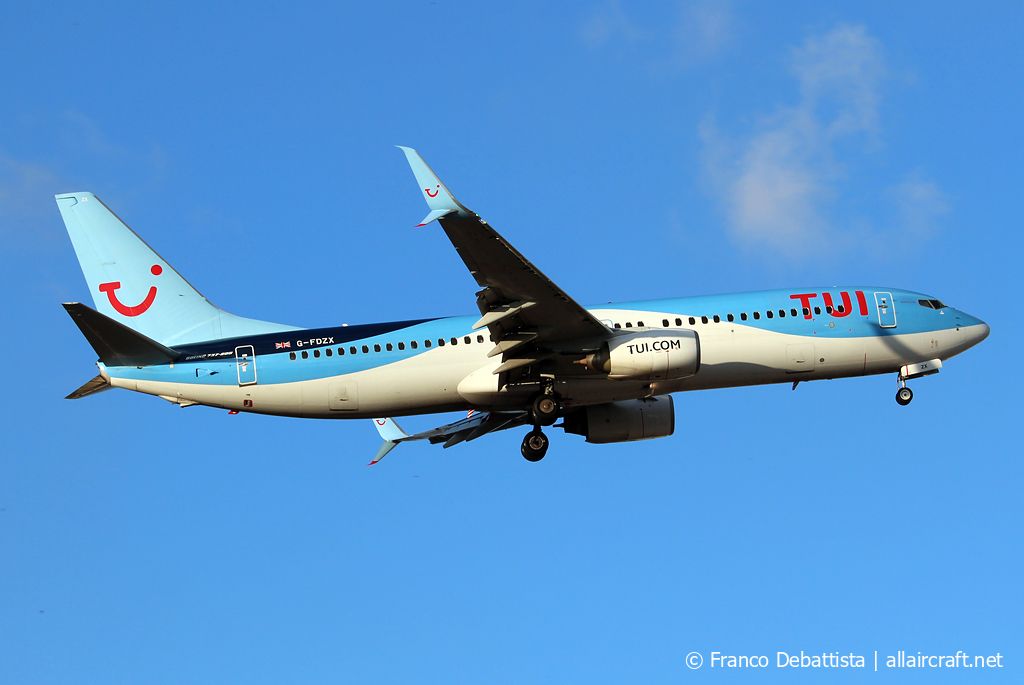 G-FDZX · Boeing 737-8K5(WL) · (MLA / LMML)
