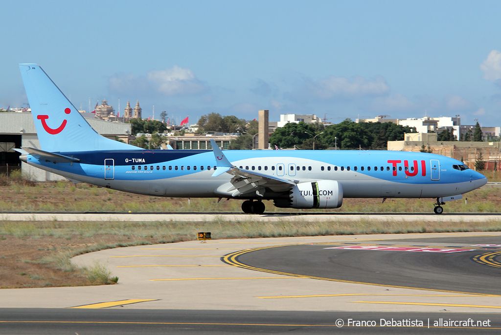 G-TUMA · Boeing 737-8 MAX · (MLA / LMML)
