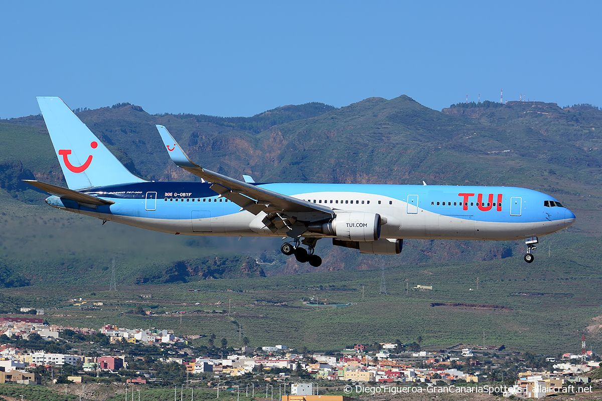 G-OBYF · Boeing 767-304(ER)(WL) · (LPA / GCLP)
