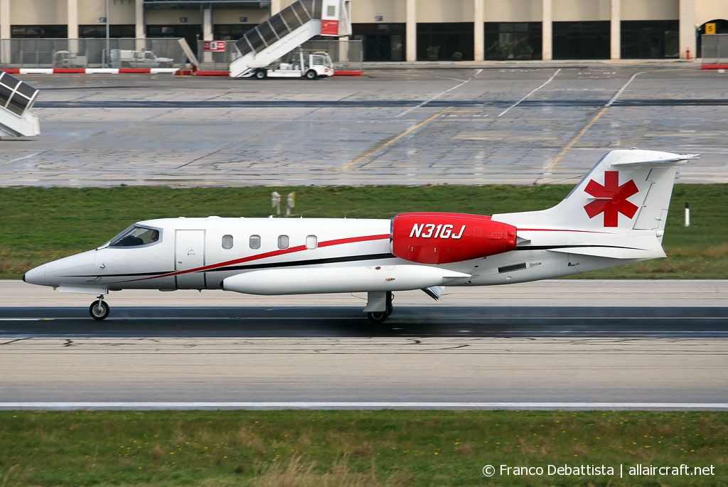 N31GJ · Gates Learjet 36A · (MLA / LMML)
