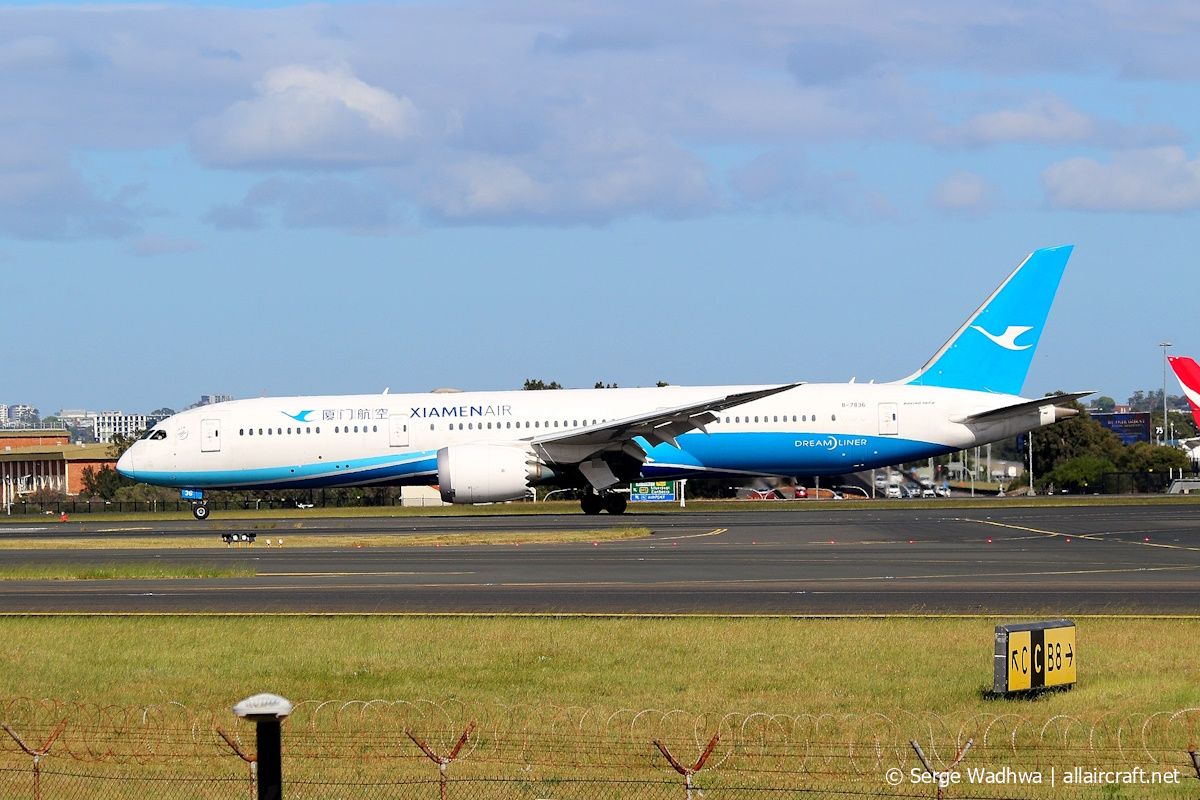 B-7836 (63042) 2017 Boeing 787-9 Dreamliner