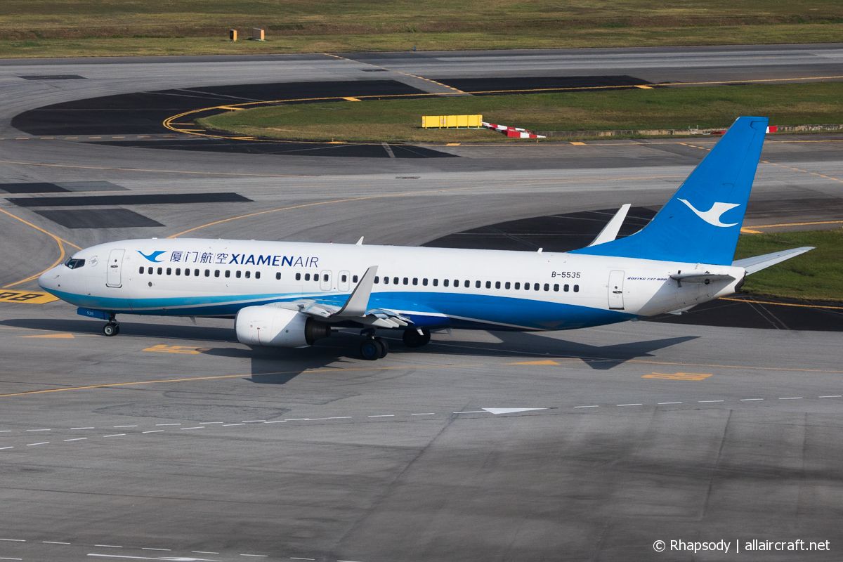 B-5535 · Boeing 737-85C(WL) · (SIN / WSSS)