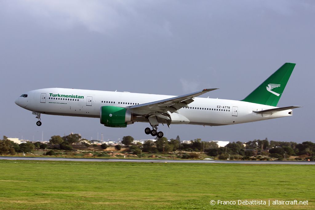 EZ-A778 · Boeing 777-22K(LR) · (MLA / LMML)