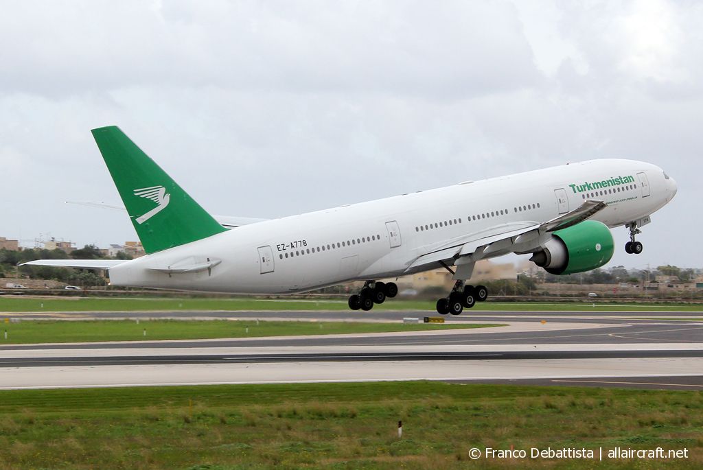 EZ-A778 · Boeing 777-22K(LR) · (MLA / LMML)