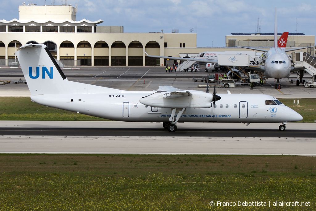 9H-AFD · Bombardier Dash 8-Q311 · (MLA / LMML)