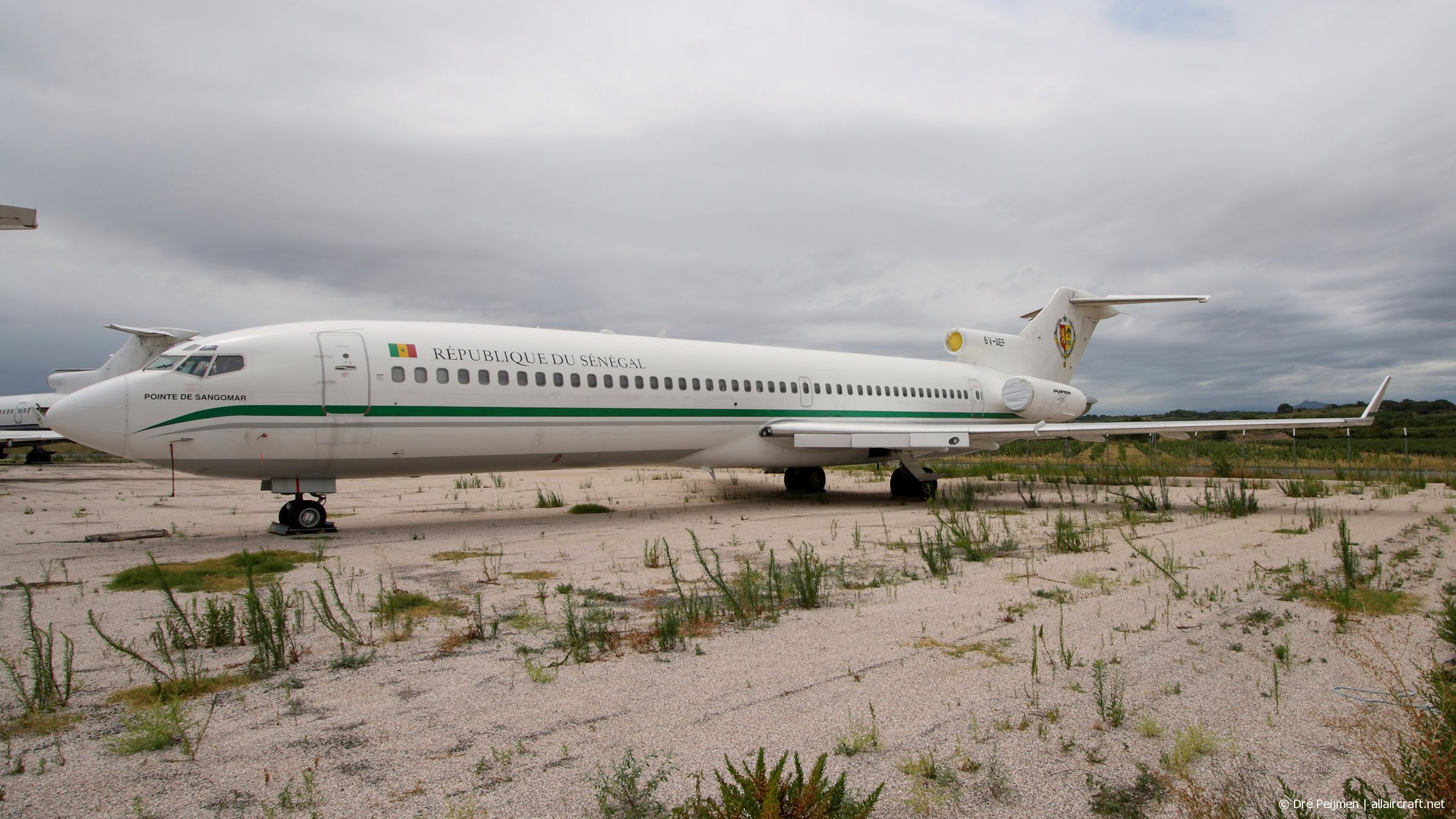 6V-AEF · Boeing 727-2M1 · (PGF / LFMP)