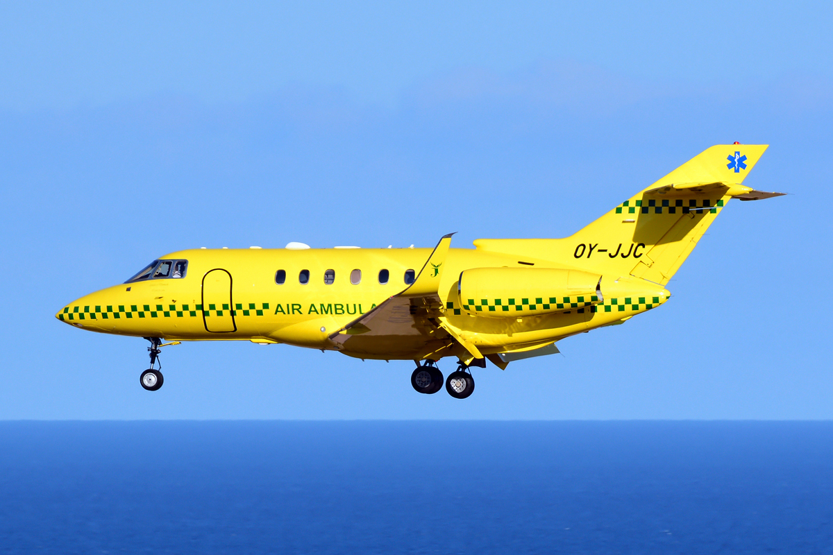 OY-JJC · Raytheon Hawker 800XP · (LPA / GCLP)