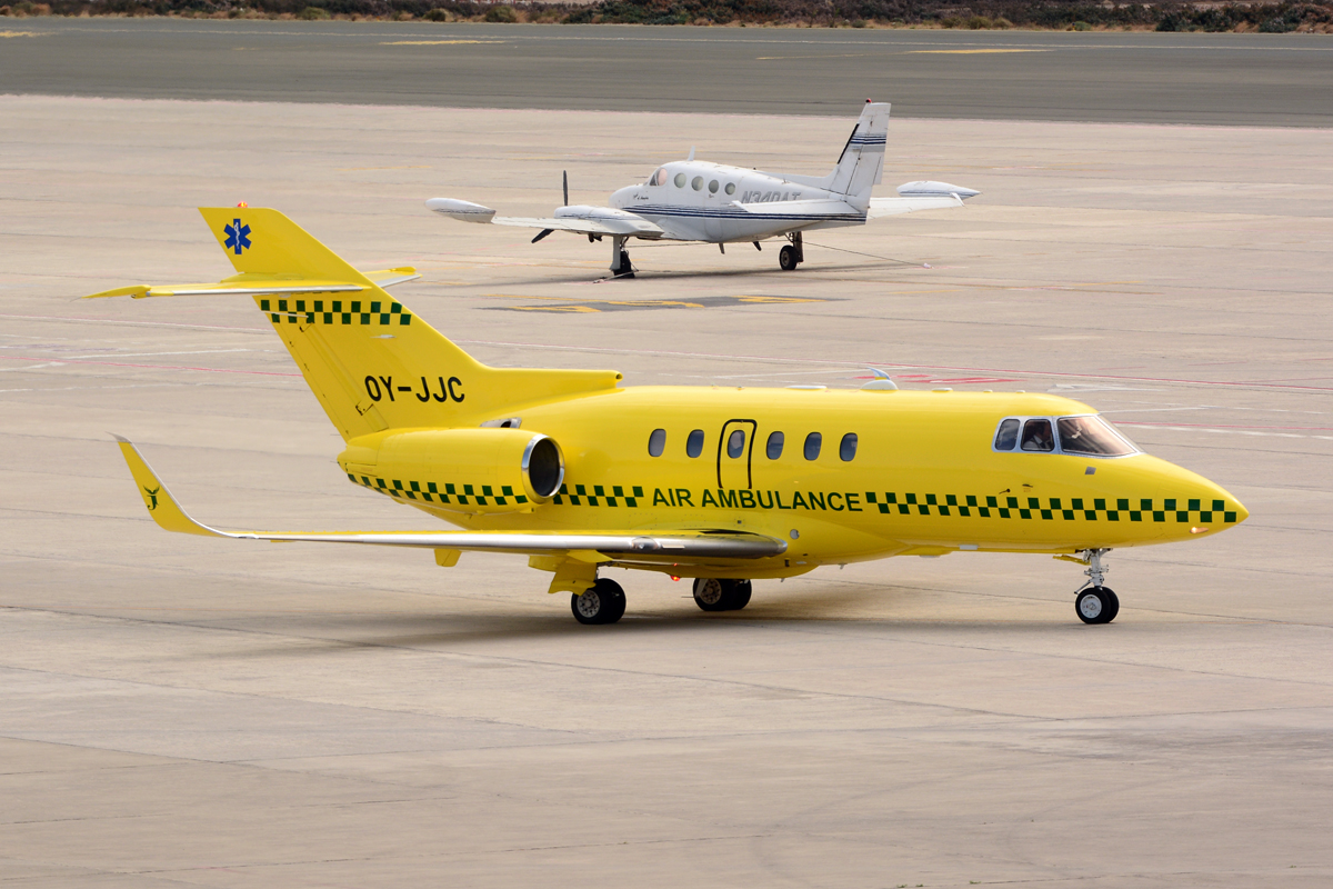 OY-JJC · Raytheon Hawker 800XP · (LPA / GCLP)