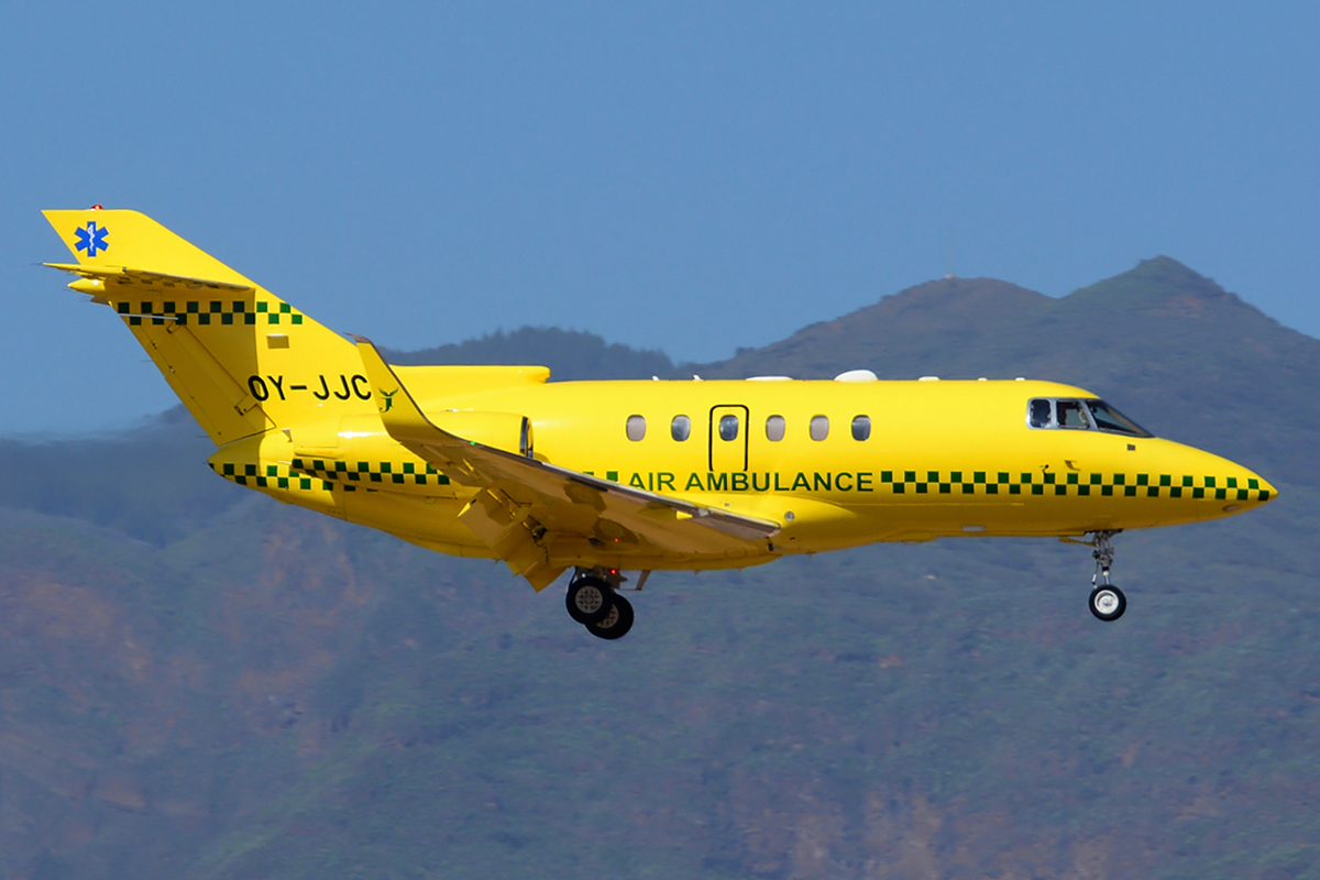 OY-JJC · Raytheon Hawker 800XP · (LPA / GCLP)