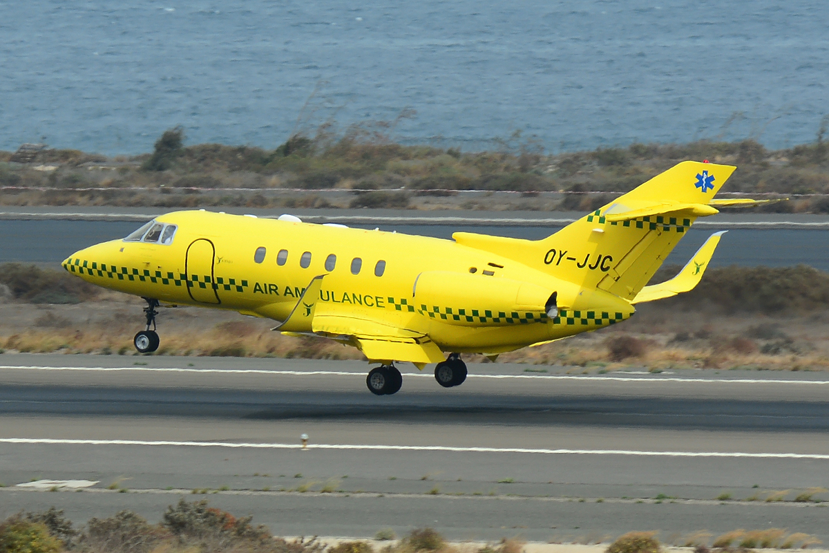 OY-JJC · Raytheon Hawker 800XP · (LPA / GCLP)