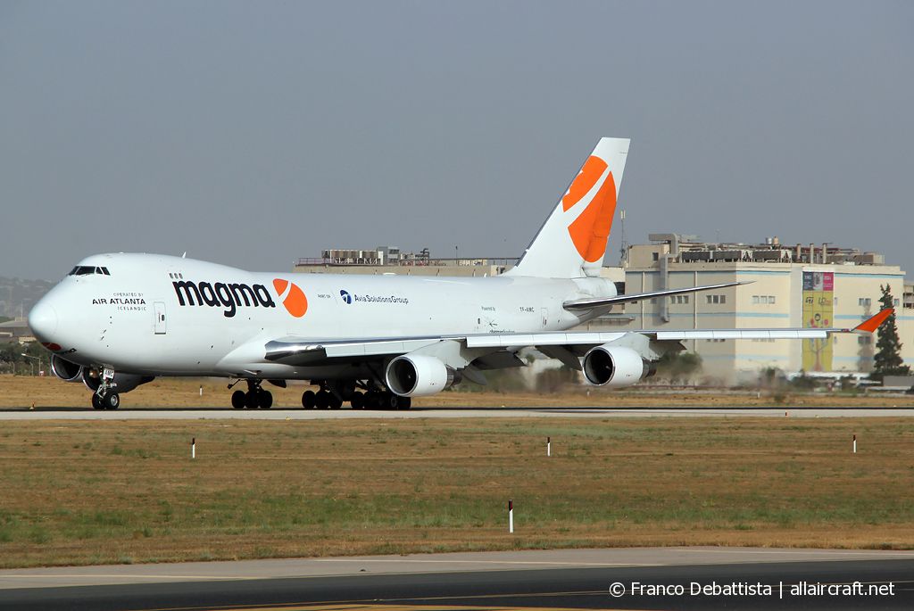 TF-AMC · Boeing 747-412F · (MLA / LMML)
