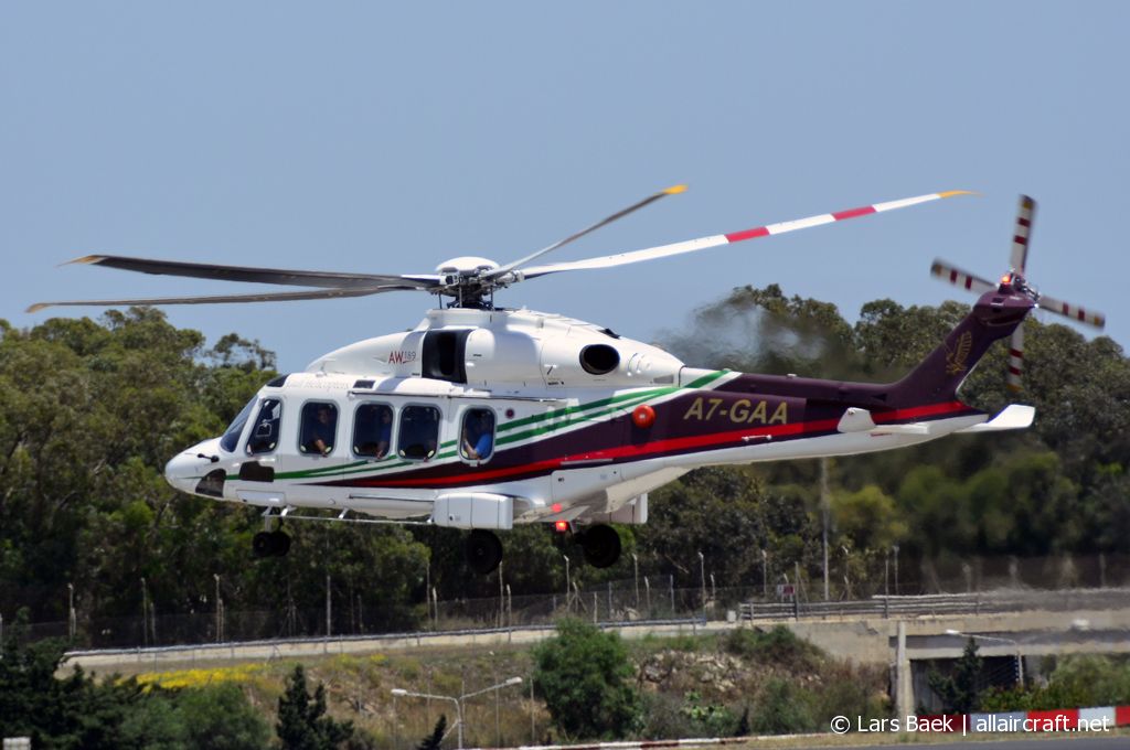 A7-GAA · AgustaWestland AW-189 · (MLA / LMML)