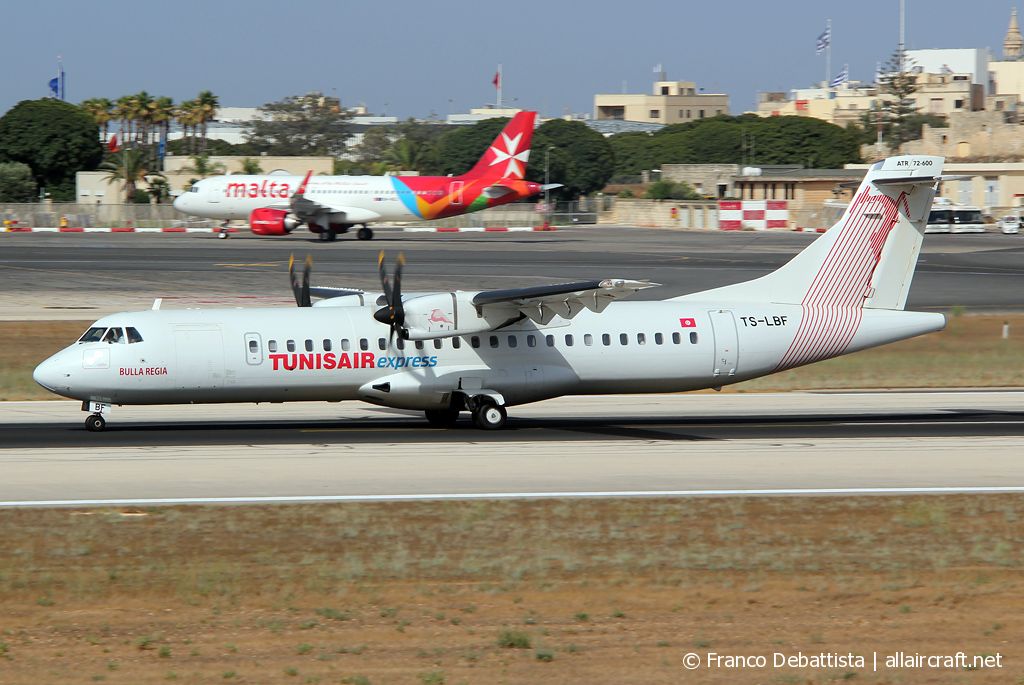 TS-LBF · ATR-72-600 · (MLA / LMML)