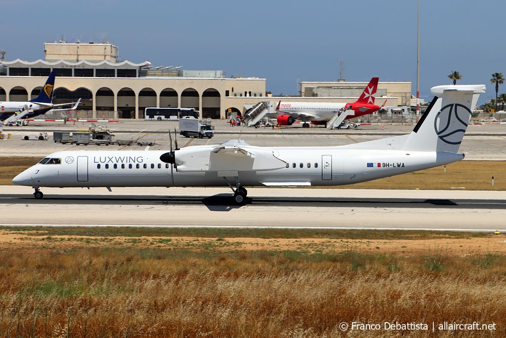 9H-LWA · Bombardier Dash 8-Q402 · (MLA / LMML)