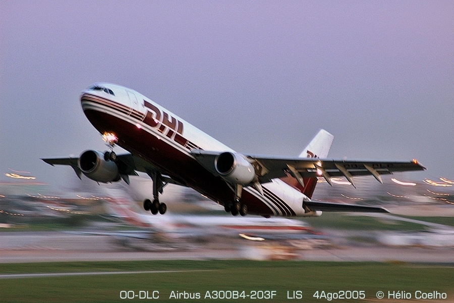OO-DLC · Airbus A300B4-203(F) · (LIS / LPPT)