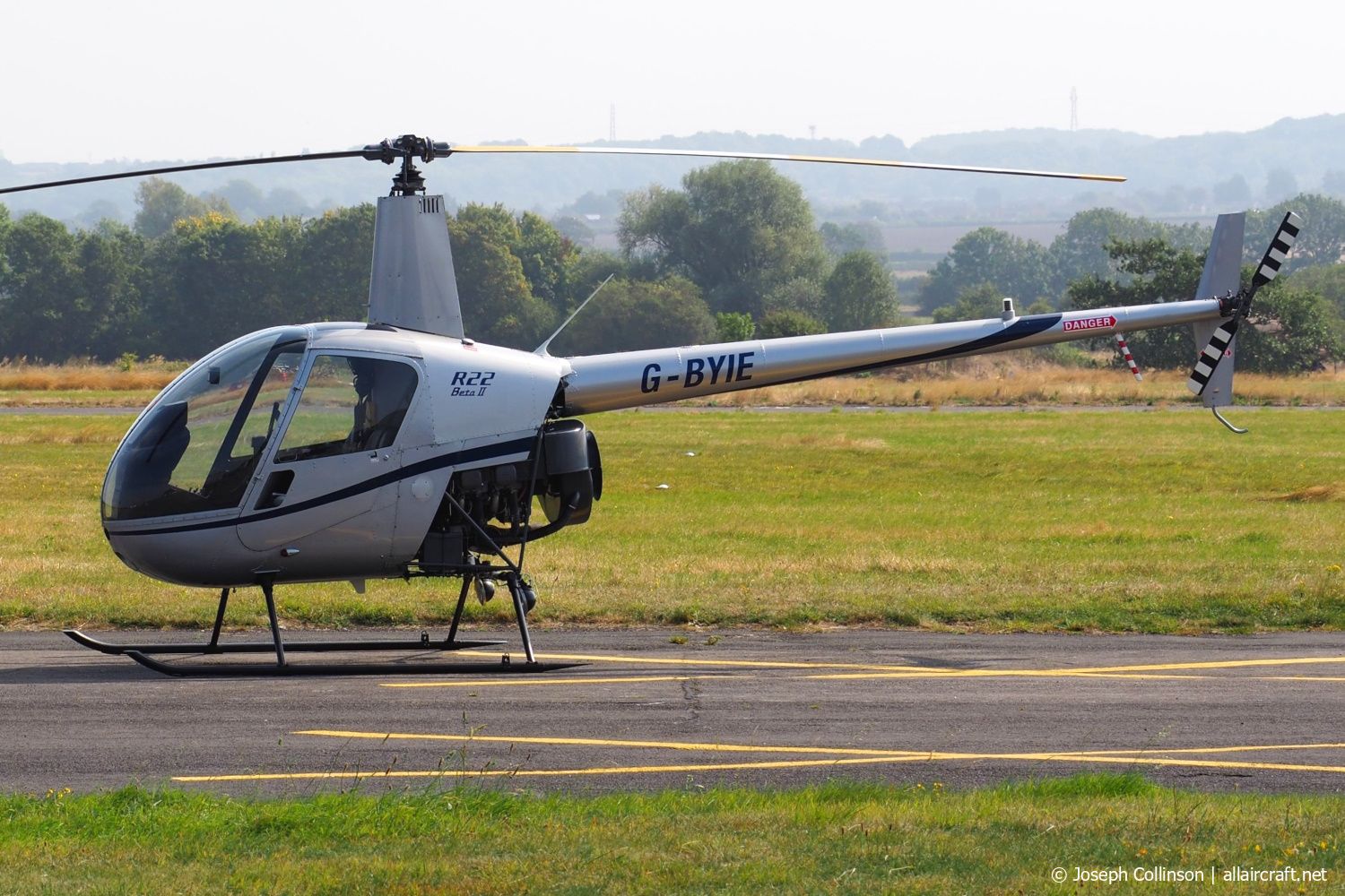 G-BYIE · Robinson R22 Beta · (EMA / EGNX)
