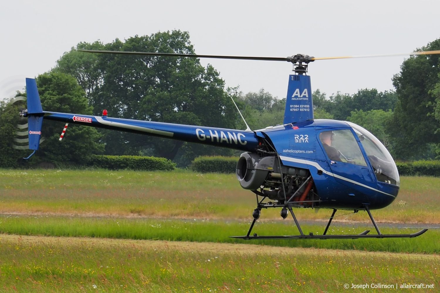 G-HANC · Robinson R22 Beta · (EGBO)
