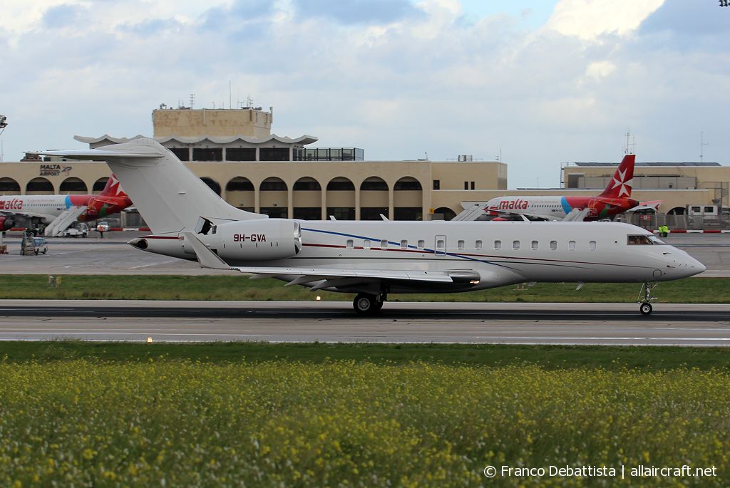 9H-GVA · Bombardier BD-700-1A11 Global 5000 · (MLA / LMML)