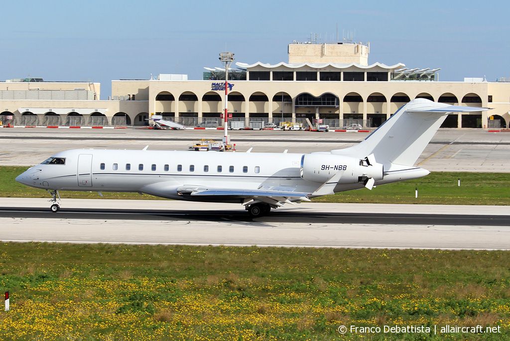 9H-NBB · Bombardier BD-700-1A10 Global 6000 · (MLA / LMML)