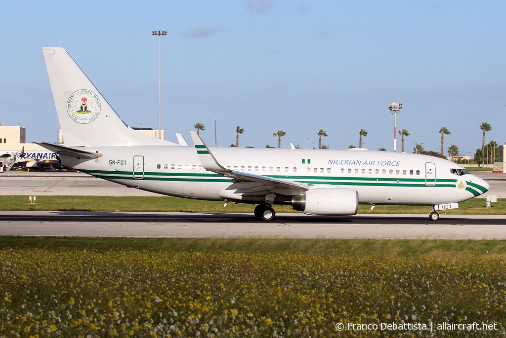 5N-FGT (34260) 2005 Boeing 737-7N6(WL) BBJ