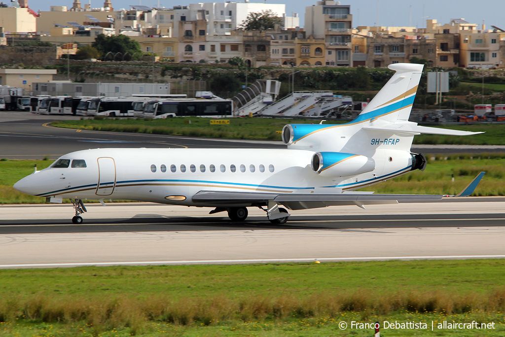 9H-RFAP · Dassault Falcon 7X · (MLA / LMML)