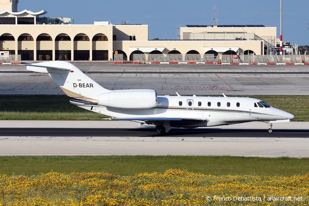 D-BEAR · Cessna 750 Citation X · (MLA / LMML)