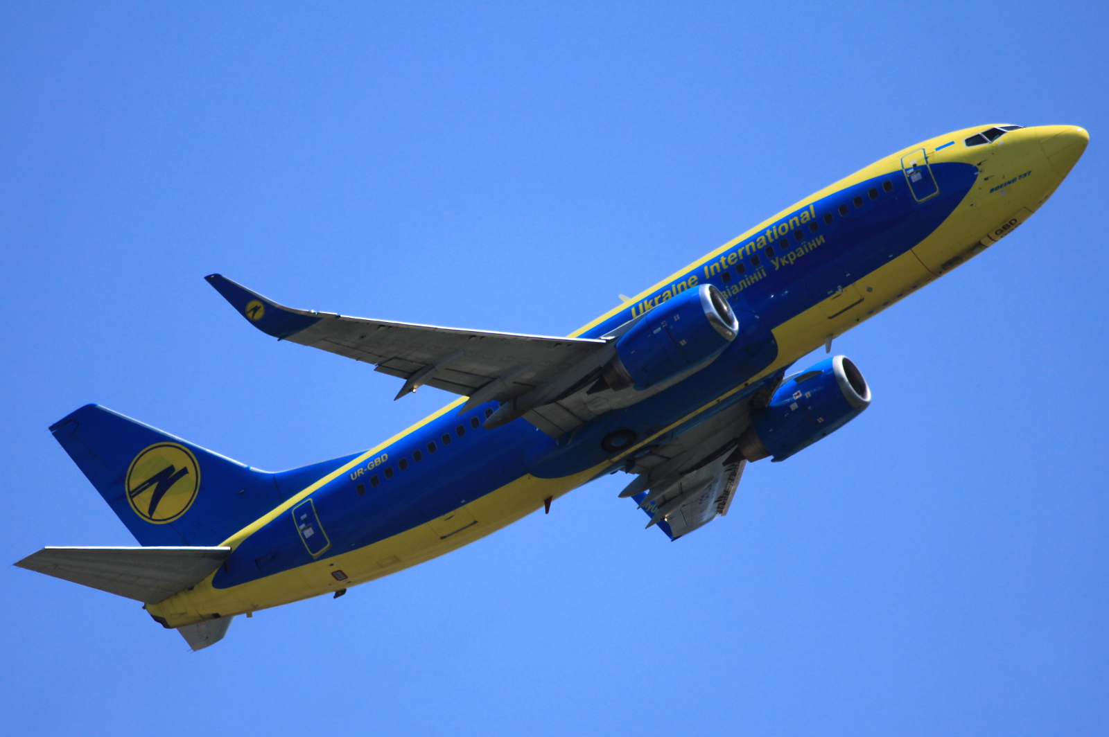 UR-GBD · Boeing 737-36Q · (FCO / LIRF)